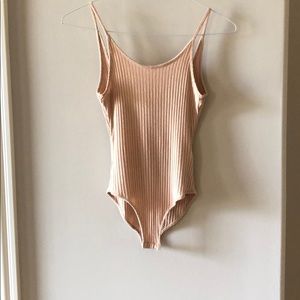 Out from Under nude pink body suit